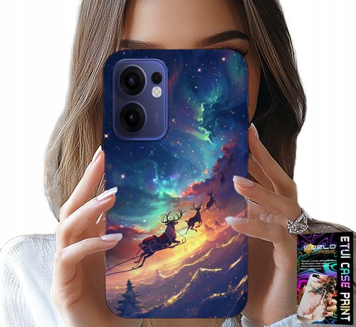 ETUI DO OPPO FIND X5 LITE - RENIFEREK SŁODKI RENIFER ŚWIĄTECZNY WZÓR na Arena.pl