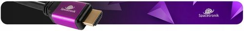 Kabel UHS HDMI 2.1 8K 48 Gbit/s Spacetronik 1,5m CERTYFIKOWANY czarny na Arena.pl