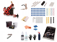 Maszynki Tatuażu Kompletny Zestaw Starter igły ful