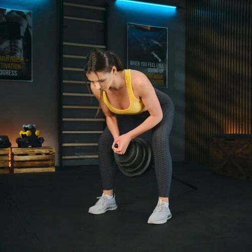 Zestaw obciążeń 4x5kg talerz obciążenie bitumiczne krążek 20kg Trex Sport na Arena.pl