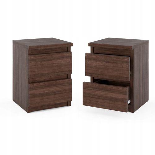 SZAFKA NOCNA Stolik 2 szuflady komoda Dąb Wenge nakastlik 30 CM do na Arena.pl