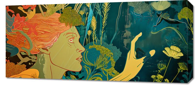 Obraz 90x40cm Wezwanie do Flory zdjęcie 1