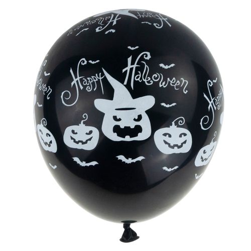 Balony Lateksowe,, Mix Wzorów, Z Motywem Halloween, Z Dyniami, Zestaw 6Szt. na Arena.pl