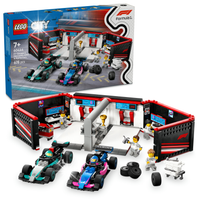 LEGO City F1 Garaż i bolidy Mercedes AMG i Alpine 60444 7+ 678 elementów