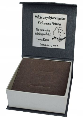 SREBRNY NIEŚMIERTELNIK ZAWIESZKA PR. 925 + GRAWER ZDJĘCIE + PUDEŁKO na Arena.pl