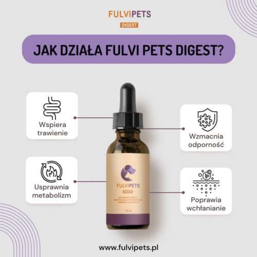 FULVI PETS DIGEST - 15 ml (75 dni suplementacji) na Arena.pl