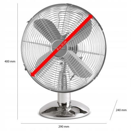 WENTYLATOR WIATRAK BIURKOWY DOMOWOWY PROFICARE PC zdjęcie 6