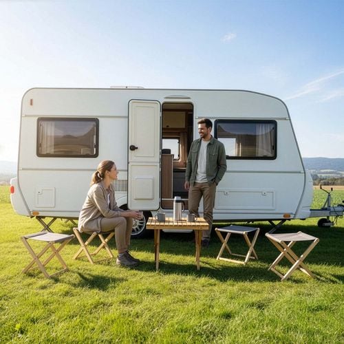 Krzesło składane turystyczne, wędkarkie, stołek na biwak, kemping, jasnoszary na Arena.pl