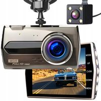 WIDEOREJESTRATOR JAZDY DOTYKOWY PRZÓD TYŁ REJESTRATOR KAMERA COFANIA