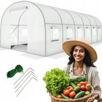 TUNEL FOLIOWY 18m² OGRODOWY SZKLARNIA 6x3m UV-4