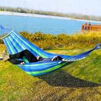 MOCNY HAMAK OGRODOWY turystyczny 2 OSOBOWY z drążkiem TORBA+GRATISY 260x155