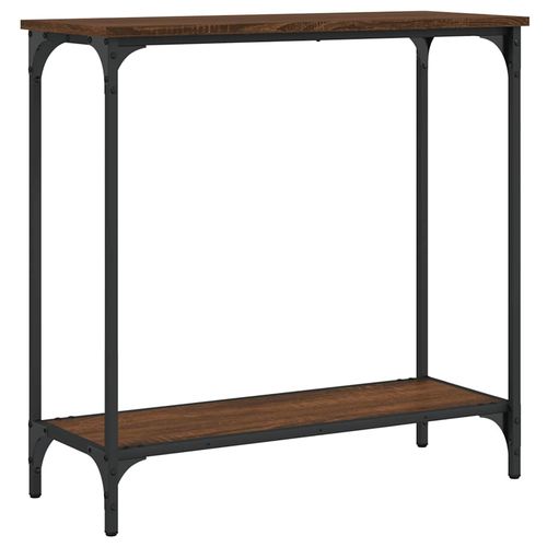 Stolik konsolowy, brązowy dąb, 75x30,5x75 cm na Arena.pl