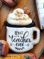 CIASTKO KUBEK DLA NAJLEPSZEGO NAUCZYCIELA W SZKOLE TWOJA WDZIĘCZNOŚĆ