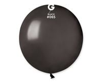 Balony metaliczne czarny #065, 48 cm 50 szt.