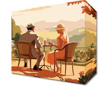 Obraz 20x20cm Retro Randka