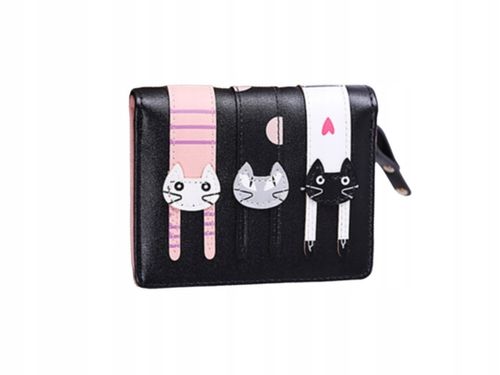 PORTFEL DAMSKI PORTMONETKA z kotkiem kotem Śliczny na Arena.pl