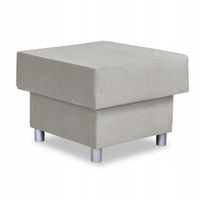 Duża pufa puf siedzisko  Alicja pojemnik bonell beżowa