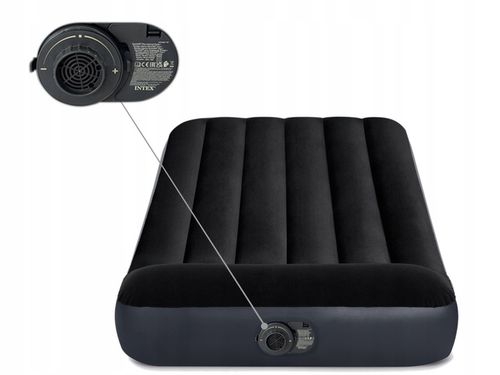 MATERAC DMUCHANY JEDNOOSOBOWY Z POMPKĄ INTEX ŁÓŻKO na Arena.pl