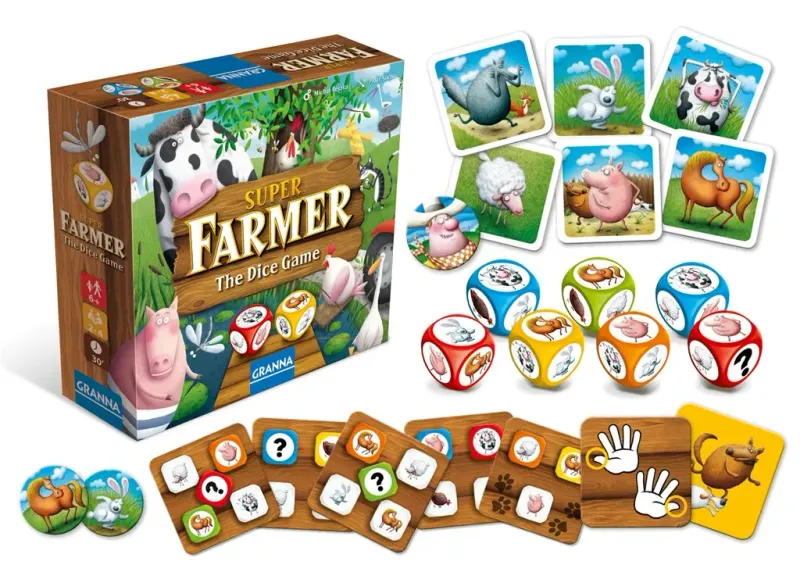 Superfarmer the dice game GRANNA zdjęcie 2
