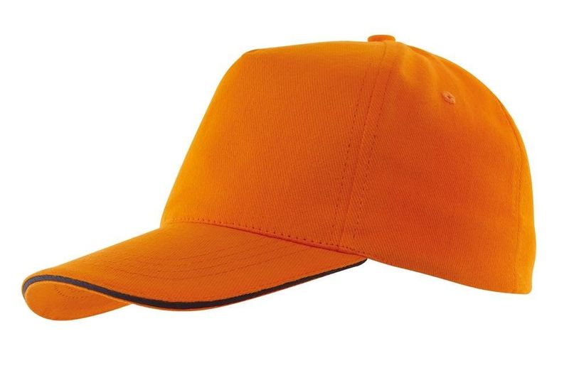 Czapka baseballowa WALK, pomarańczowy zdjęcie 1