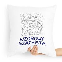 Poduszka Dla Szachisty Wzorowy Szachista Z Nadrukiem Ze Zdjęciem