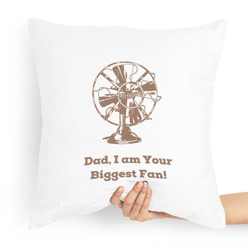 Poduszka Dla Taty Dad I Am Your Biggest Fan! Z Nadrukiem Ze Zdjęciem na Arena.pl