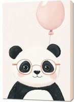 Obraz 70x100cm Wzory dla Dzieci, Dziewczynki i Chłopca - Panda