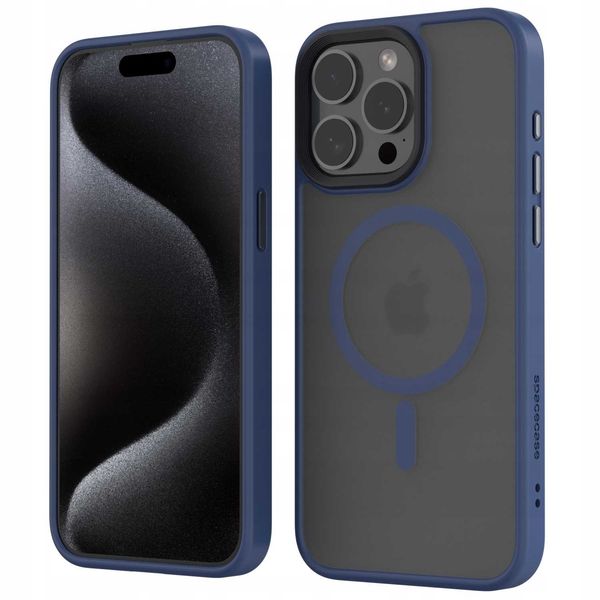Spacecase Hybrid Mag Iphone 15 Pro Max Dark Bl zdjęcie 10