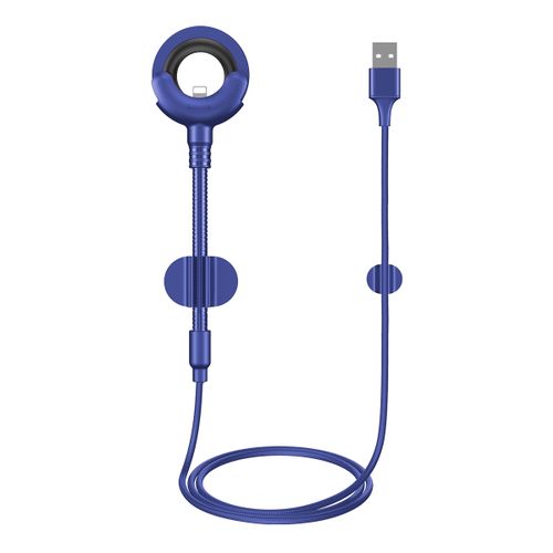 Uchwyt samochodowy kabel 2w1 Iphone Baseus O-type niebieski na Arena.pl