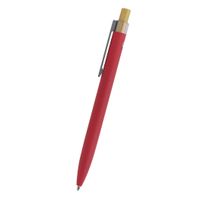 Długopisy aluminium z recyklingu z własnym grawerem 100szt. czerwone