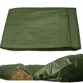 Plandeka ochronna okrycie płachta pe zielona wodoodporna wzmacniana 2x3