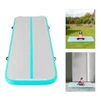 Dmuchana Mata Gimnastyczna 1*3m-Miętowo-Zielony Z Pompą