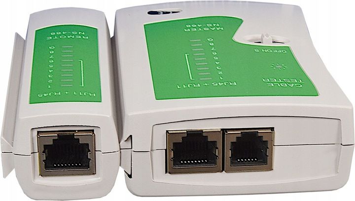 TESTER OKABLOWANIA LAN DO KABLI PRZEWODÓW SIECIOWYCH LED RJ45 RJ11RJ12 zdjęcie 7