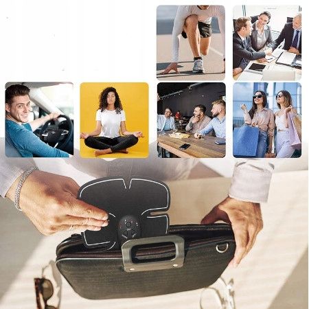 Komplet Six Pack ODCHUDZANIE MINI SIŁOWNIA Masażer EMS TENS MIĘŚNI NERWÓW 3 na Arena.pl