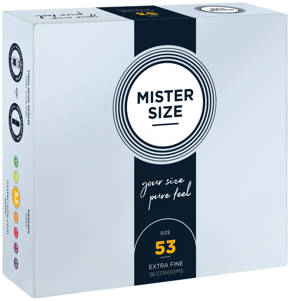 Mister.size 53 Mm Condoms 36 Pieces zdjęcie 1