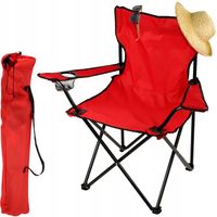KRZESŁO TURYSTYCZNE WĘDKARSKIE SKŁADANE Z OPARCIEM KEMPINGOWE NA RYBY XXL
