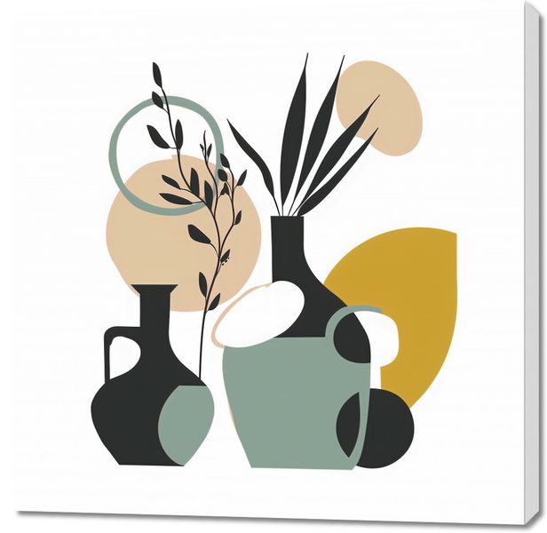 Obraz 100x100cm Modernistyczna Kompozycja zdjęcie 1
