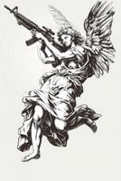 Plakat 68x101cm Anioł Wojny