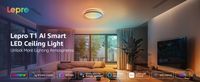 Lampa Sufitowa Plafon LED 24W = 150W 1800LM 29x6.5cm Smart Rytm muzyczny