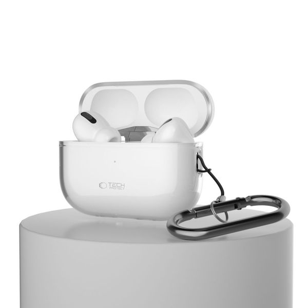 TECH-PROTECT FLEXAIR APPLE AIRPODS PRO 1 / 2 CLEAR zdjęcie 4