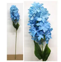 Hortensja sztuczna pojedyncza dodatek do stroików jak żywa dekoracja kwiat