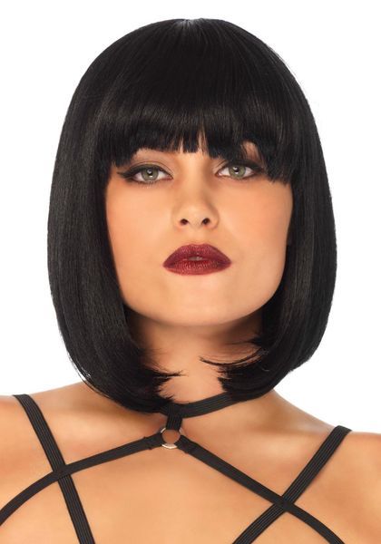 Short Natural Bob Wig Black zdjęcie 1