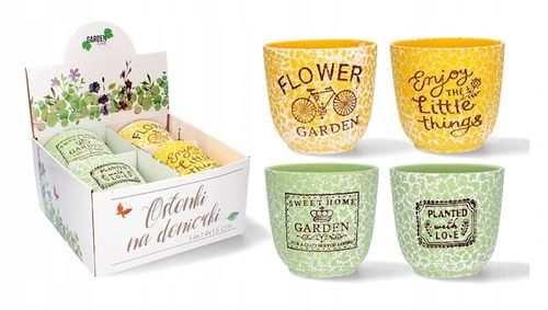 Osłonka ceramiczna doniczka ogród balkon taras 3 na Arena.pl