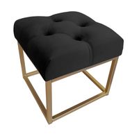 Pufa CHESTERFIELD LOFT ławka postawa złota MG19