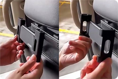 REGULOWANY UCHWYT SAMOCHODOWY HOLDER TRZYMAK NA TABLET TELEFON NA ZAGŁÓWEK na Arena.pl