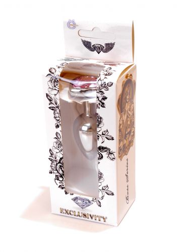 plug jewellery silver  heart plug  rose na Arena.pl