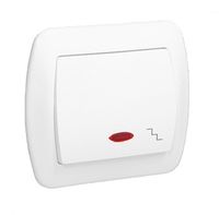 akord łącznik schodowy p/t z podświetleniem biały - e131aa-kn038