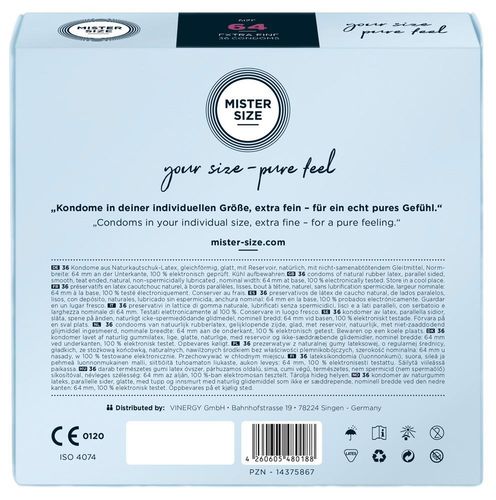 Mister Size 64Mm Pack Of 36 na Arena.pl