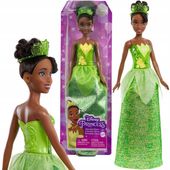 LALKA TIANA KSIĘŻNICZKA I ŻABA 30 CM DISNEY PRINCESS W ZIELONEJ SUKIENCE