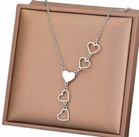 Naszyjnik Stal chirurgiczna 316L Srebrny 18K Damski